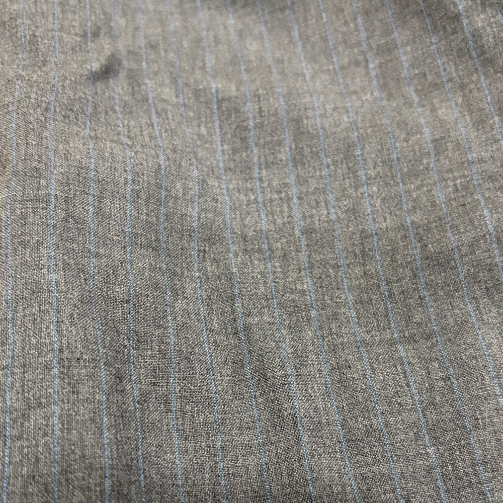 Vintage 90s Emanuel Ungaro liberte Gray Dress Pants w/ blue pin stripes sz 10/44 - Picture 6 of 6